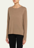 Washable Cashmere LS Crewneck