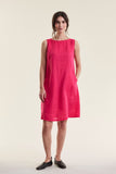 A-line Linen Short Dress