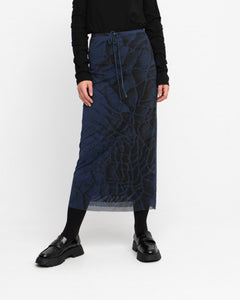 Snake Blue Skirt