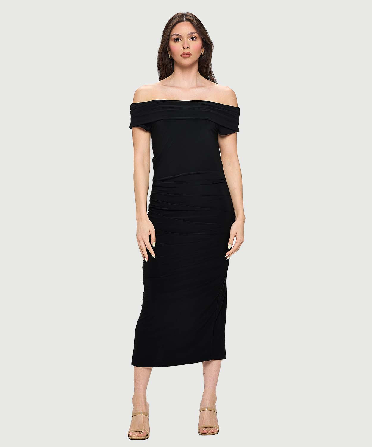 Boat Neck Maxi Dress – Betsy Jenney Boat Neck Maxi Dress – Betsy Jenney