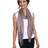 Cotton/Silk Blend Scarf