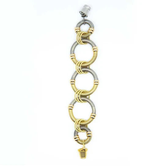 LARGE ROUND WIRE RINGS BRACELET