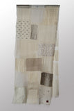 Tonal Tile Patch Kantha Scarf Standard