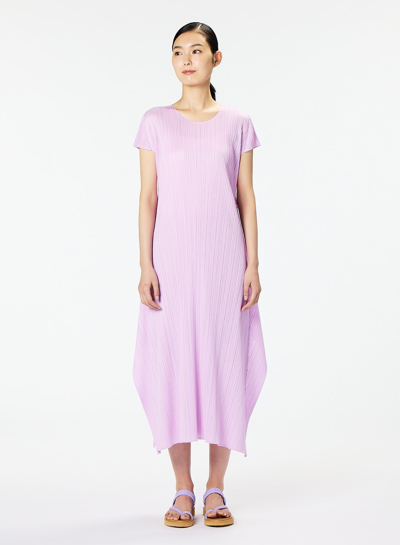 knee length dresses for ladies Monthly Colors June Plisse Shift Midi Dress – Betsy Jenney