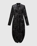Cut Velvet Dress