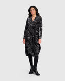 Cut Velvet Dress
