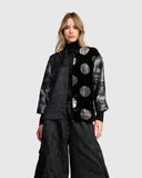 Velvet Jacquard Jacket
