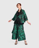 Emerald Jacquard Jacket