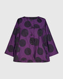 Violet Taffeta Jacket
