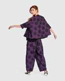 Violet Taffeta Jacket