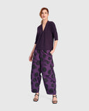 Violet Taffeta Pant