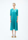 Turquoise Mellow Pleats Dress