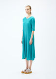 Turquoise Mellow Pleats Dress