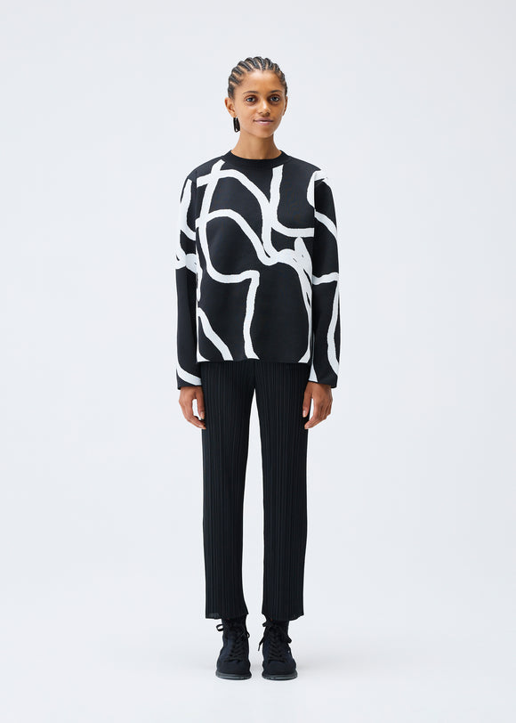 Pause Knit Top Black