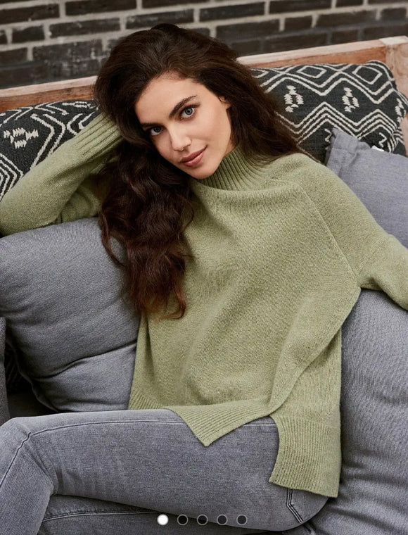 Wasabi Merino Wool Sweater