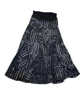 Black/Silver Courtney Skirt