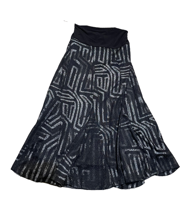 Black/Silver Courtney Skirt