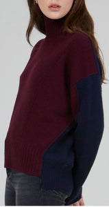 Navy Mulberry Cashmere