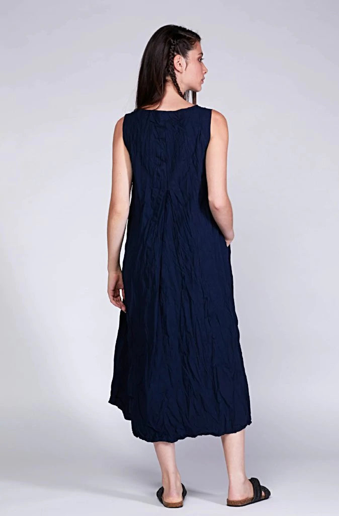 White Crinkle Cotton Dress Betsy Jenney White Crinkle Cotton Dress Betsy Jenney