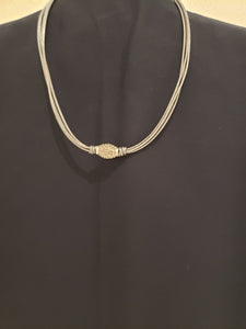 Black Diamond Leather Chocker