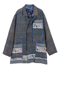 Vintage Cotton Kantha Men's Jacket
