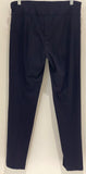 Navy Straight Pant with Back Seams