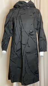 Donatella Raincoat in Black Bamboo