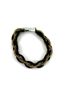 Black Bronze Two Tone Bracelet
