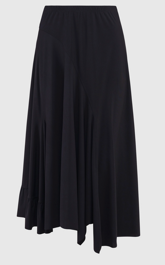 Black Tekbika Nylon Skirt
