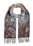 Paisley Ombre Oversized  Pepper Scarf