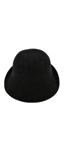 Boiled Wool Turn Brim Hat