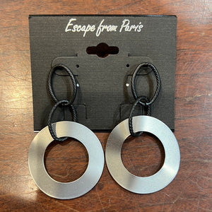 Post Earring Silver Circle
