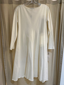 White Long Sleeve Hanky Dress