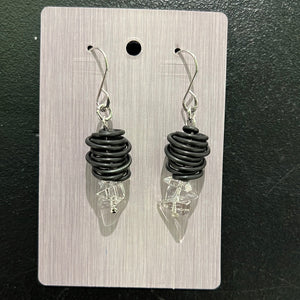 CQ Crystal earrings