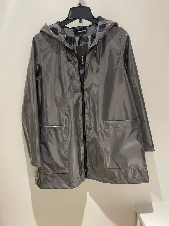 Nickel Patent Raincoat – Betsy Jenney