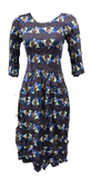 3/4 Sleeve Smash Pocket Dress
