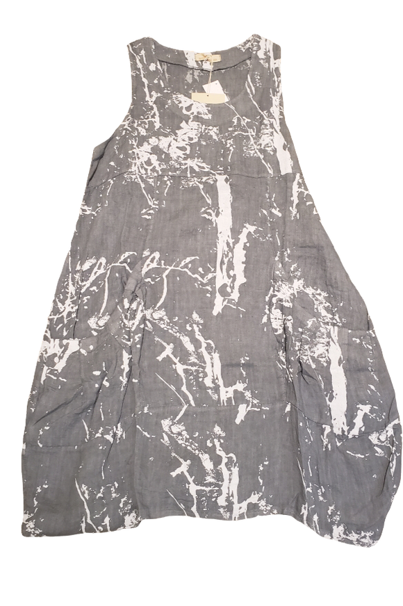 Black Paint Splatter Dress