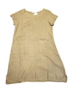 Short Sleeve Linen Dress