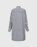 Cotton Stripe Button Down Shirt