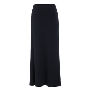 Watashi Black Wool Skirt